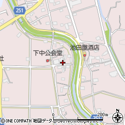 静岡県掛川市下土方1348周辺の地図