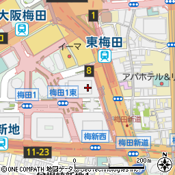 大阪梅田福島クリニック周辺の地図