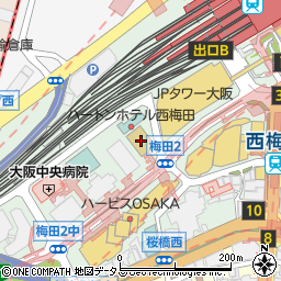 大阪府大阪市北区梅田3丁目3-2周辺の地図