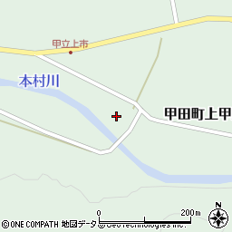 広島県安芸高田市甲田町上甲立777周辺の地図