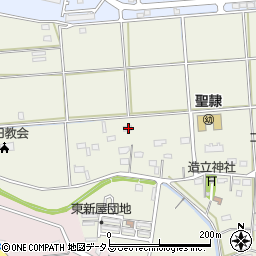 静岡県磐田市東新屋115周辺の地図