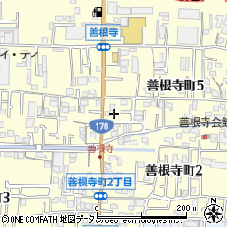 大阪府東大阪市善根寺町5丁目1-5周辺の地図