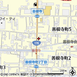 大阪府東大阪市善根寺町5丁目1-6周辺の地図