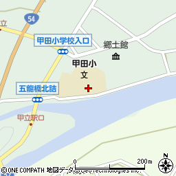 広島県安芸高田市甲田町上甲立425周辺の地図