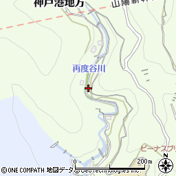兵庫県神戸市中央区神戸港地方（口一里山）周辺の地図