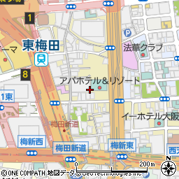 ラ ベランダ プレミア LA VERANDA Premier 大阪梅田駅タワー周辺の地図