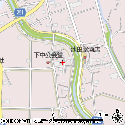 静岡県掛川市下土方1348-2周辺の地図