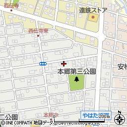 静岡県浜松市中央区本郷町1315周辺の地図