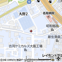大阪府大阪市西淀川区大野周辺の地図