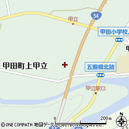 広島県安芸高田市甲田町上甲立686周辺の地図