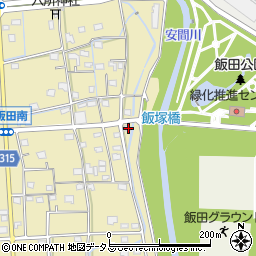 静岡県浜松市中央区下飯田町194周辺の地図
