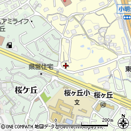 奈良県生駒市小明町1465周辺の地図