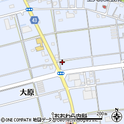 静岡県磐田市大原1007周辺の地図