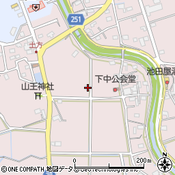 静岡県掛川市下土方1311周辺の地図