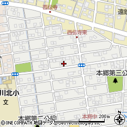 静岡県浜松市中央区本郷町1309周辺の地図