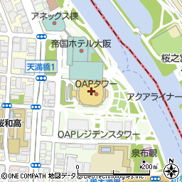 〒530-6011 大阪府大阪市北区天満橋 ＯＡＰタワー（１１階）の地図