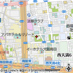大阪府大阪市北区兎我野町周辺の地図