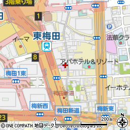梅田新道専門店　協同組合周辺の地図