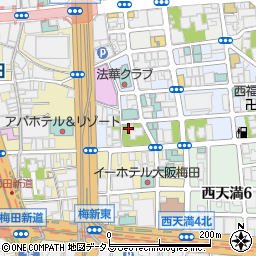 大阪府大阪市北区兎我野町周辺の地図