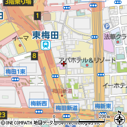 天ぷら海鮮 五福 お初天神店周辺の地図