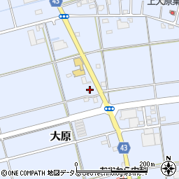 静岡県磐田市大原773周辺の地図