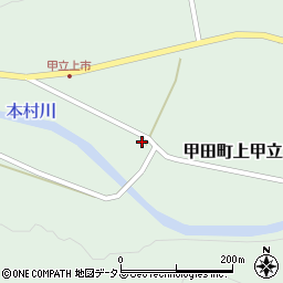 広島県安芸高田市甲田町上甲立770周辺の地図