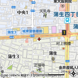すき家蒲生四丁目店周辺の地図