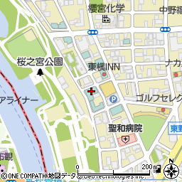 ホテルセラヴィ桜宮店周辺の地図