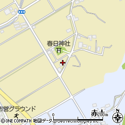 静岡県菊川市棚草261周辺の地図