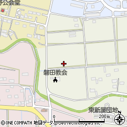 静岡県磐田市東新屋54周辺の地図
