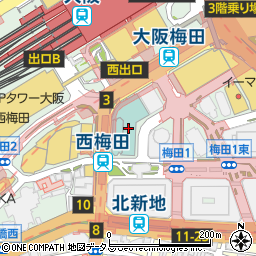たちばなヒルトンプラザ大阪本店周辺の地図