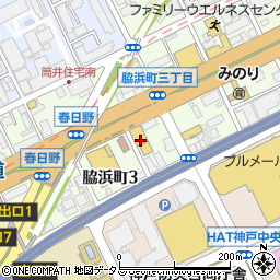 兵庫日産自動車ＨＡＴ神戸店周辺の地図