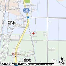 静岡県磐田市高木407周辺の地図