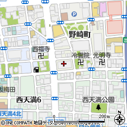 株式会社読売新聞　大阪本社周辺の地図