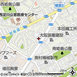 阪神鈑金株式会社周辺の地図