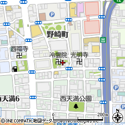 ＰＯＬＡ・西天満弥栄店周辺の地図