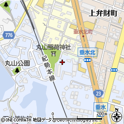 三重近鉄タクシー株式会社　津配車センター周辺の地図