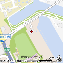 兵庫県尼崎市末広町1丁目2-2周辺の地図