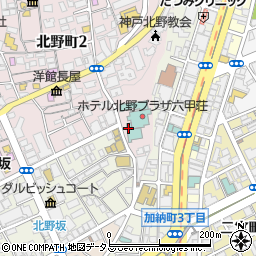 神戸北野ダイニング NinNin周辺の地図