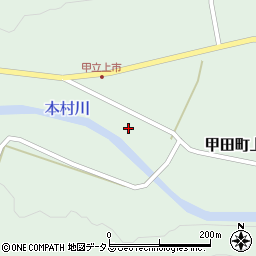 広島県安芸高田市甲田町上甲立789周辺の地図