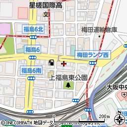 西梅田ファーストビル周辺の地図