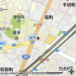 静岡県浜松市中央区成子町77周辺の地図