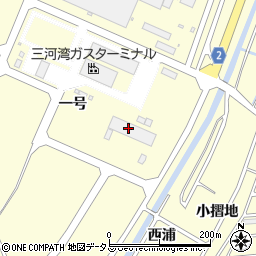 新英金属株式会社　田原工場周辺の地図