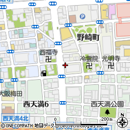 大阪府大阪市北区野崎町周辺の地図