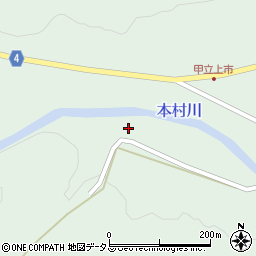 広島県安芸高田市甲田町上甲立696-1周辺の地図