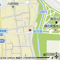 静岡県浜松市中央区下飯田町48周辺の地図