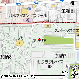 アメリア３番館周辺の地図