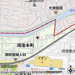 岡田コーポ周辺の地図