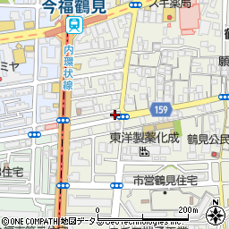 奈良表具店周辺の地図