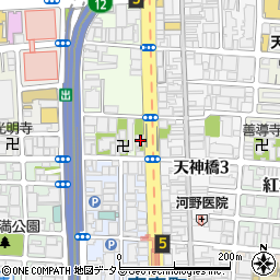 大阪府大阪市北区末広町1-35周辺の地図